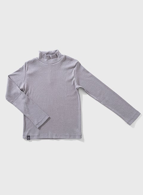 بلوفر تريكو بناتي أطفال صغار برقبة عالية