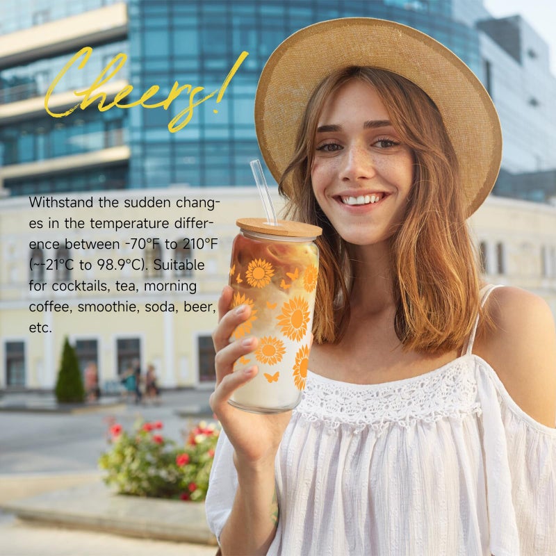Frerdui Birthday Gifts for Women, Get Well Soon Gifts Sending Sunshine Sunflower Gift Baskets, Self Care for Women Her Best Friends Bestie Sister Mom Female, Inspirational Gift Christmas Day - Image 3