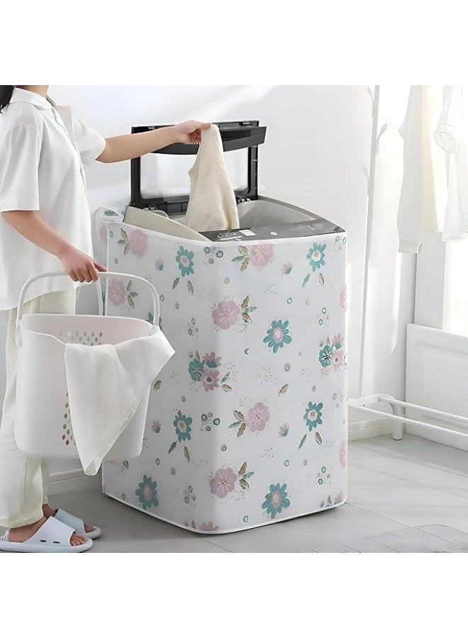 Waterproof Washing Machine Cover for Top Load Washer – Dustproof Zipped Protector - Image 1
