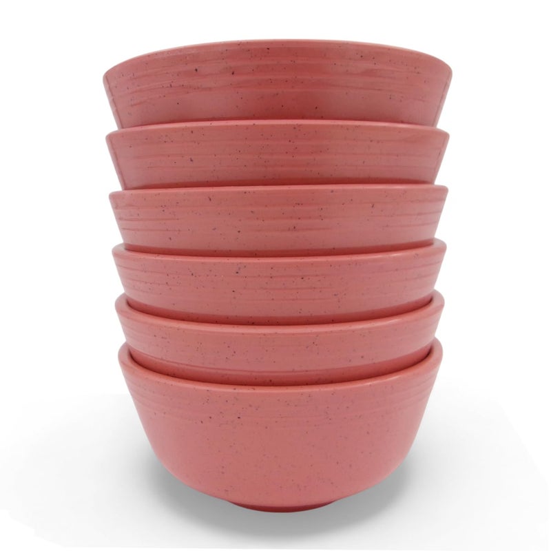 Superware | Pure Melamine | Classic Plus Soup Bowl Set - Pink Sand 4” (6 Nos.) | Stain Free, Glazed Finish - Image 1