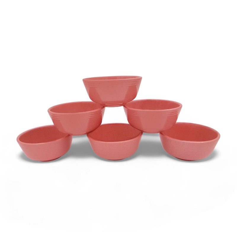 Superware | Pure Melamine | Classic Plus Soup Bowl Set - Pink Sand 4” (6 Nos.) | Stain Free, Glazed Finish - Image 5