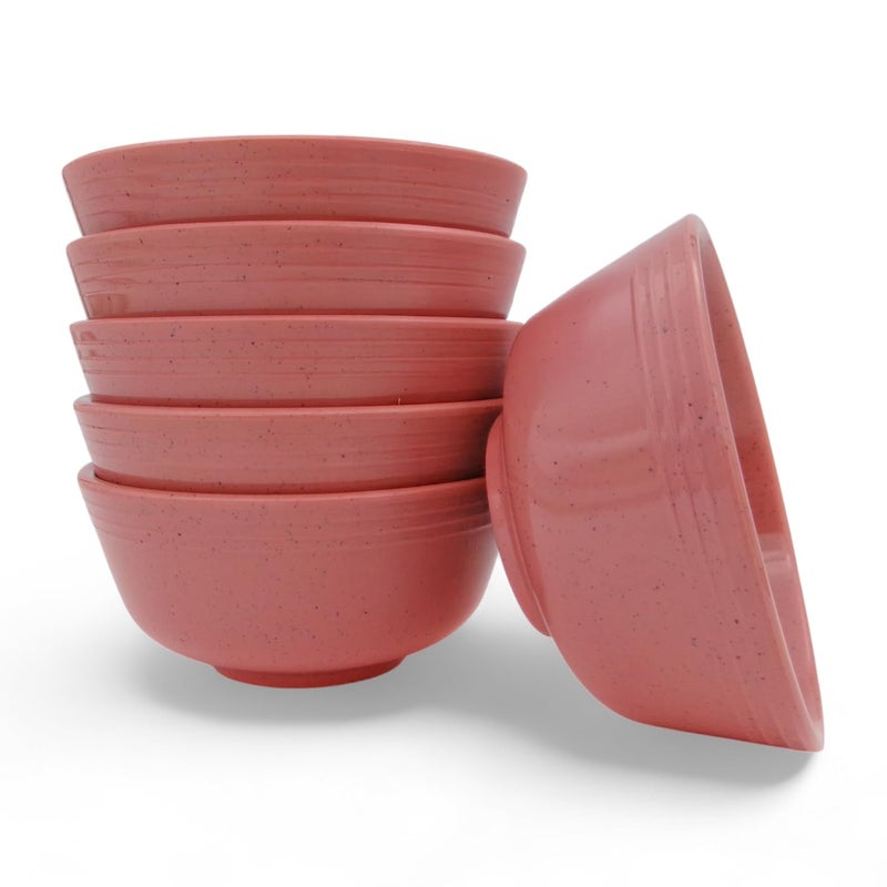 Superware | Pure Melamine | Classic Plus Soup Bowl Set - Pink Sand 4” (6 Nos.) | Stain Free, Glazed Finish - Image 2