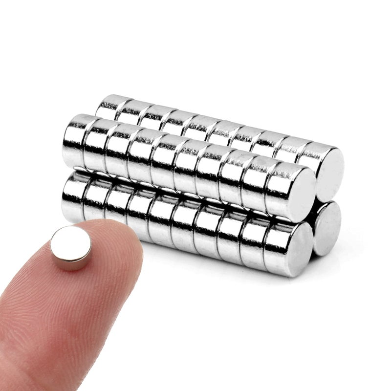 Linlinzz 40pcs Small Round Refrigerator Magnets - Mini Craft Magnets for Whiteboard, Dry Erase Board in Home, Kitchen, School - Image 1