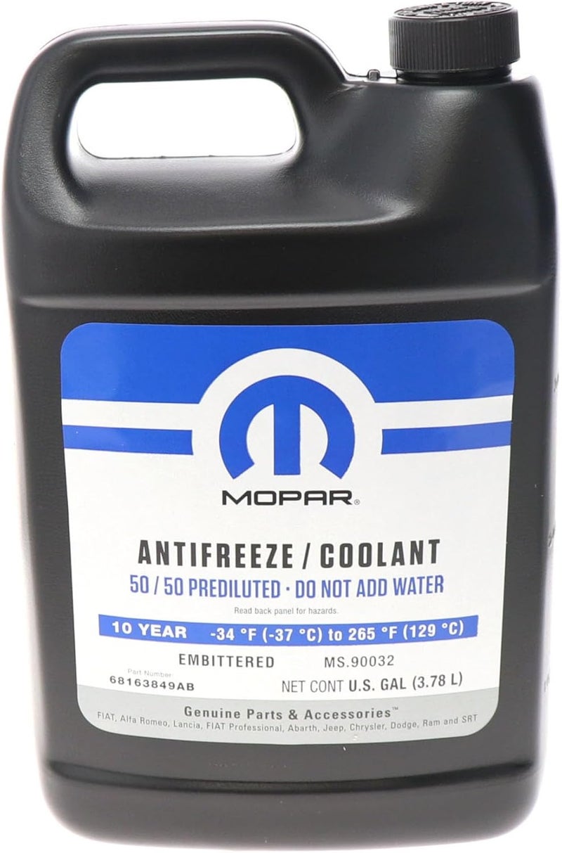 Mopar موبار سائل تبريد مختلط 5050 لمدة 10 سنوات أو 150000 ميل - Image 1