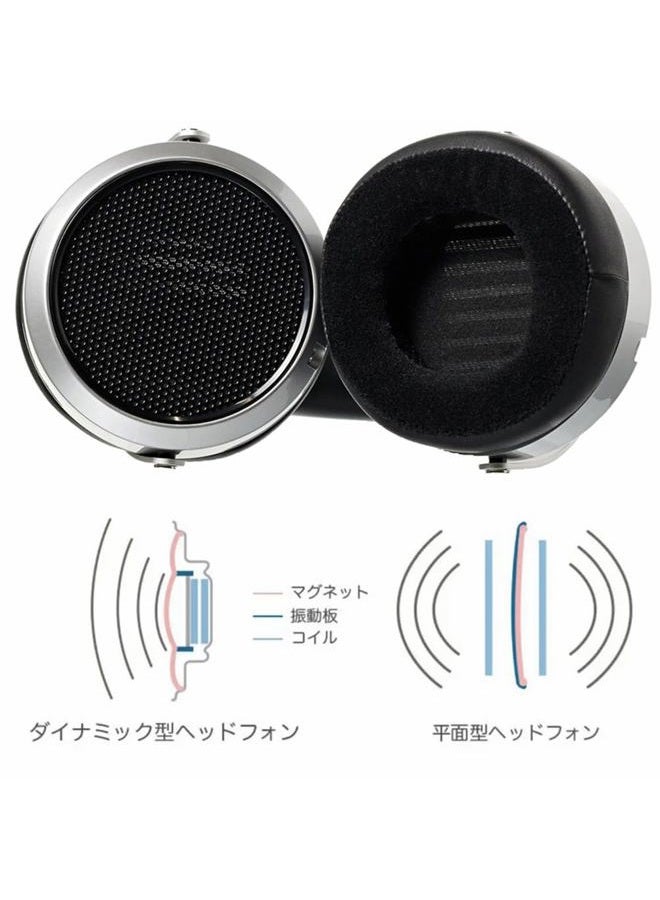 HIFIMAN HE400SE Stealth Magnets Version Over-Ear Open-Back Full-Size Planar Magnetic Wired Headphones for Audiophiles/Studio, Great-Sounding, Stereo, High Sensitivity, Comfortable, Sliver - Image 4