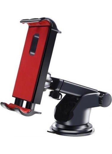 Coofbe In-Car Tablet Holder with Suction Cups, Glove Box and Windshield Adhesion, Telescopic Tablet Holder  - Image 1