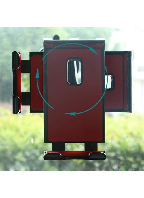 Coofbe In-Car Tablet Holder with Suction Cups, Glove Box and Windshield Adhesion, Telescopic Tablet Holder  - Image 2