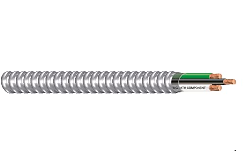 Southwire كابل أرمورلايت من ساوثواير 68579201 نوع MC مصنوعة من الألمنيوم، 14/2، 600 فولت، 250 قدم. - Image 3