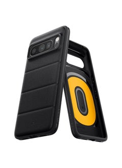 CASEOLOGY by Spigen Athlex Back Cover Case Compatible with Google Pixel 8 Pro, [Sandstone Texture], Google Pixel 8 Pro Case with Side Grip Patterns (TPU and PC | Active Black)