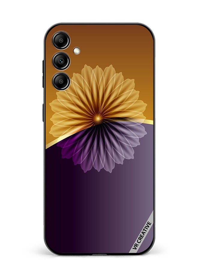 VR CREATIVE غطاء حماية لهاتف سامسونج جالاكسي A14 5G/A14 بتصميم زهور متعدد الألوان - Image 1