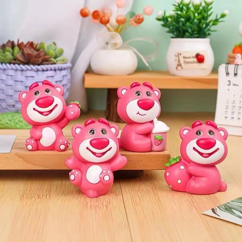 دمية مصنوعة من الجبس مطلية صغيرة بيضاء جنين يدوية الصنع DIY دمية خزفية مطلية دمية حمراء شبكية - Image 1