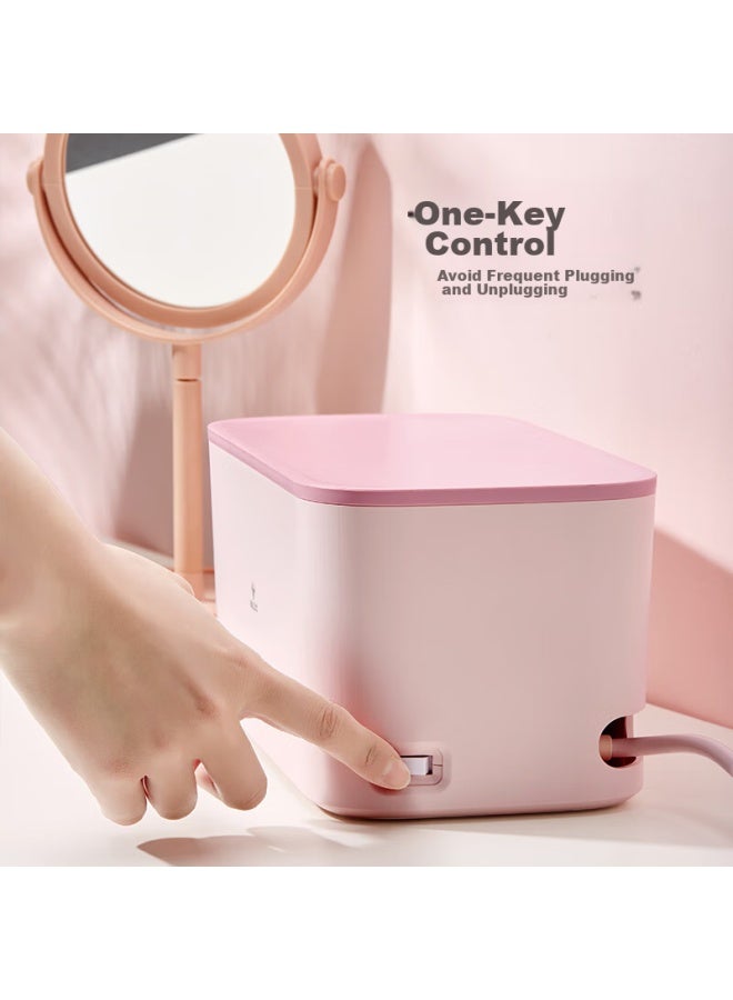 Bull Storage Box Extension Cord/power Strip/power Bar/power Strip/power Board/extension Cord/7 Outlets, 1.5 Meters Long, Zhuyu Pink, Gn-f2161 - Image 3