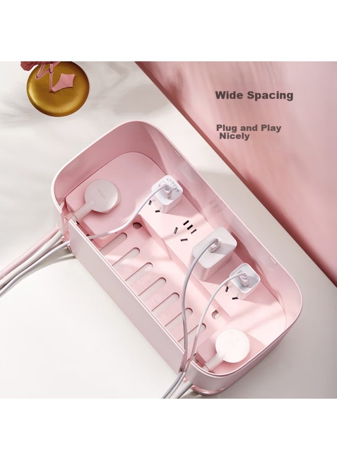 Bull Storage Box Extension Cord/power Strip/power Bar/power Strip/power Board/extension Cord/7 Outlets, 1.5 Meters Long, Zhuyu Pink, Gn-f2161 - Image 4