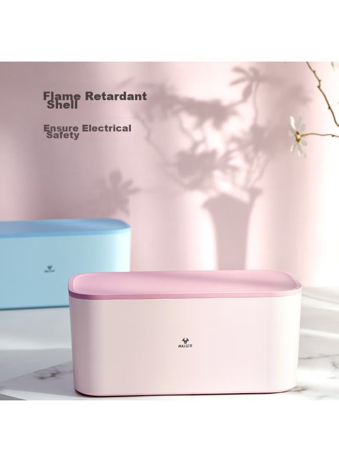 Bull Storage Box Extension Cord/power Strip/power Bar/power Strip/power Board/extension Cord/7 Outlets, 1.5 Meters Long, Zhuyu Pink, Gn-f2161 - Image 2