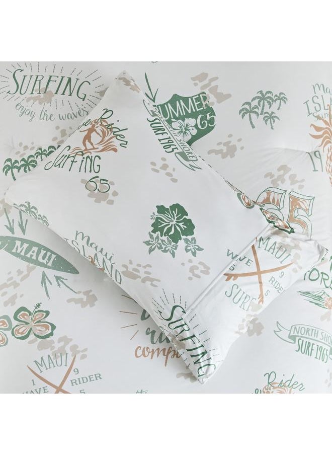 Home Box - Joy Adventurer Joyful 2-Piece Single Microfiber Printed Jersey Comforter Set - 135x220 cm - Image 1