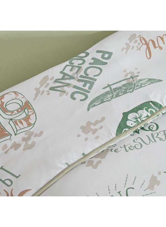 Home Box Joy Adventurer Joyful 2-Piece Single Microfiber Printed Jersey Comforter Set - 135x220 cm  - Image 5
