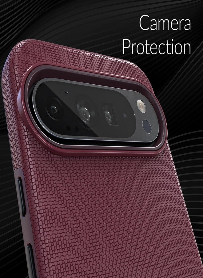 Crave Dual Guard for Google Pixel 9 Pro XL Case, Shockproof Protection Dual Layer Case for Google Pixel 9 Pro XL - Berry - Image 3
