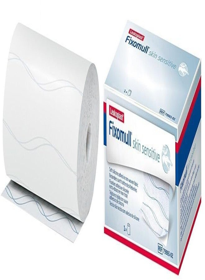 JOMED Fixomull Skin Sensitive Silicone Adhesive 5cm x 5m 1 Roll - Image 1