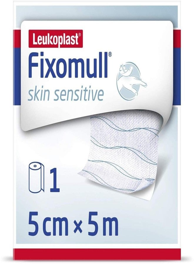 JOMED Fixomull Skin Sensitive Silicone Adhesive 5cm x 5m 1 Roll - Image 2