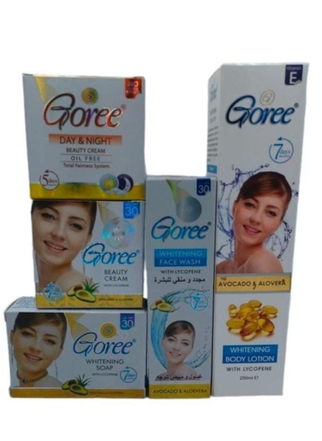 whitening and skin care set 5 pieces - pzsku/Z7F1AB68E7332A4BAC7BCZ/45/_/1683212191/e8cc21c6-00f8-4f29-856e-87f1fc9073c0