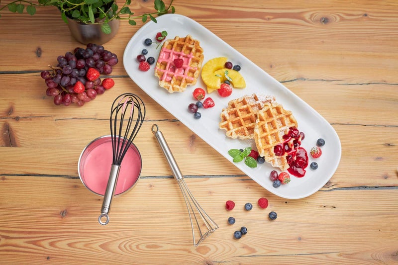 Rösle Stainless Steel & Silicone Balloon Egg Whisk, 6 Wire, 10.6-inch - Image 4