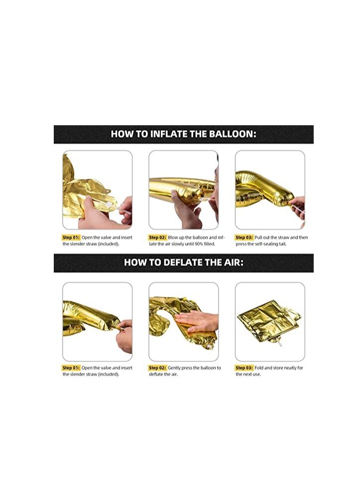 MARKQ I Love You Balloon Banner, 16 Inch Foil Letter Valentine’s Day Balloon Sign for Birthday Party Mother’s day Father’s day Marriage Proposal Wedding Anniversary Party Decorations & Supplies (Red) - Image 3