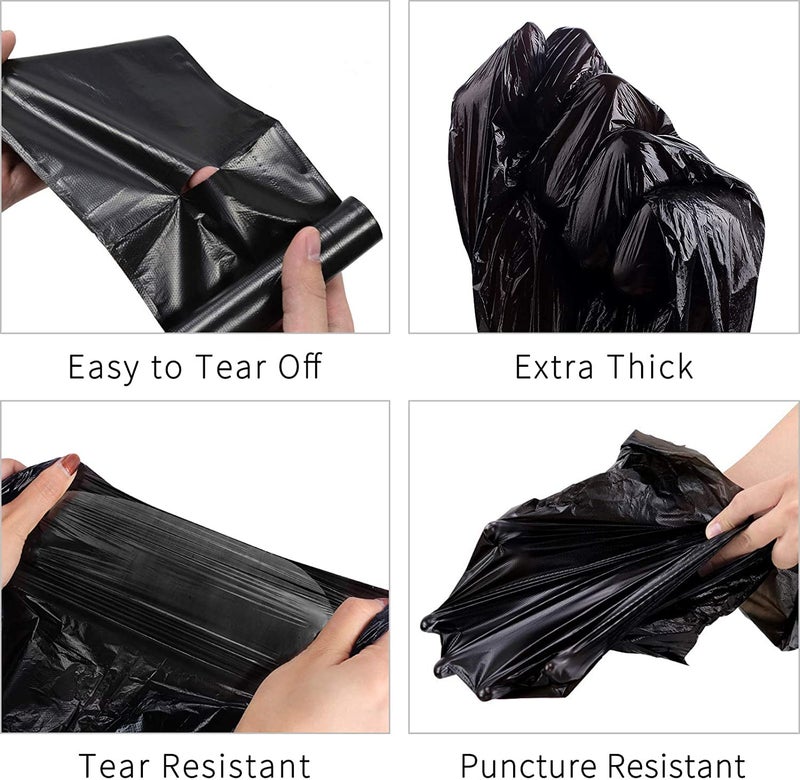 Ezee Plastic Large Garbage Bags 24 Inches X 32 Inches | 45 Units | Pack Of 3-15 Pieces Each Pack, Black - Image 4
