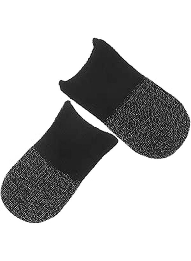 10 Pairs Gaming Finger Sleeves Touchscreen Thumb Gloves Fiber Sweat Comfortable Responsive - Image 1