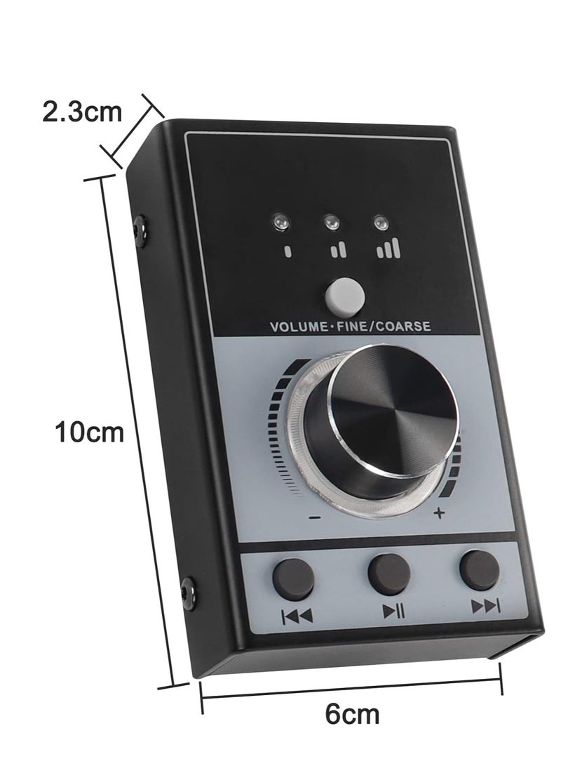 SOLARAE USB Volume Knob Controller, Multimedia Computer Sound Controller, with Play/Pause/Back/Forward Function, Plug and Play, Sturdy and Durable, One-Click Mute, for Phone PC Speaker Audio Adjustment - Image 3