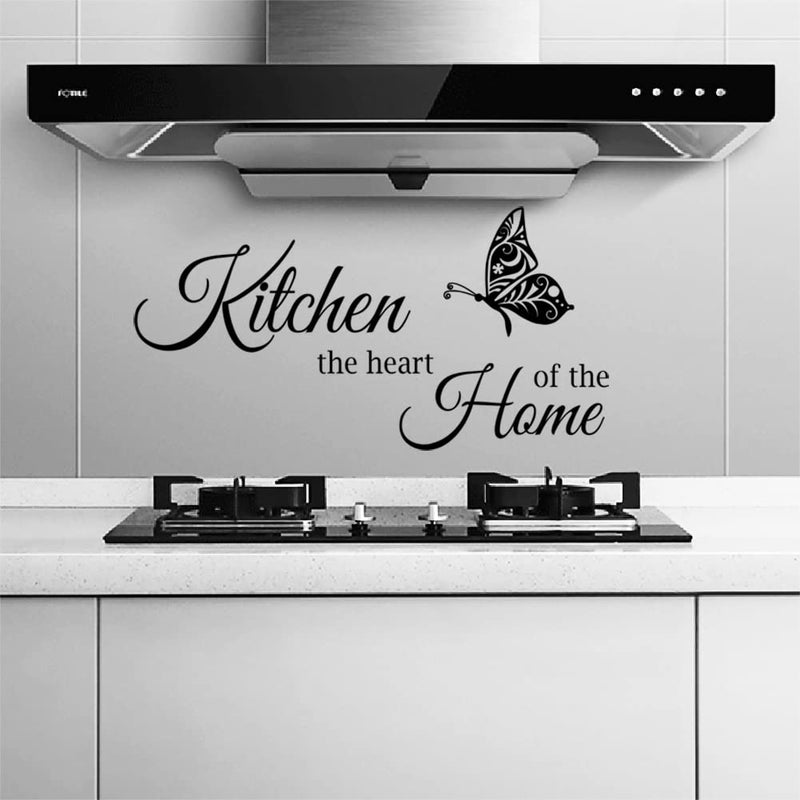 Casa Decor Kitchen Wall Stickers - The Heart of The Home Quotes Decals, Vinyl Wall Sign Art Decor for Dining Room and Living Room - Image 3