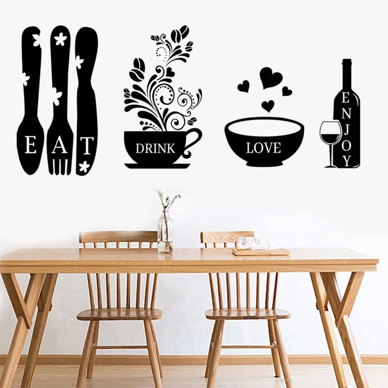 Casa Decor Kitchen Wall Stickers - The Heart of The Home Quotes Decals, Vinyl Wall Sign Art Decor for Dining Room and Living Room - Image 4