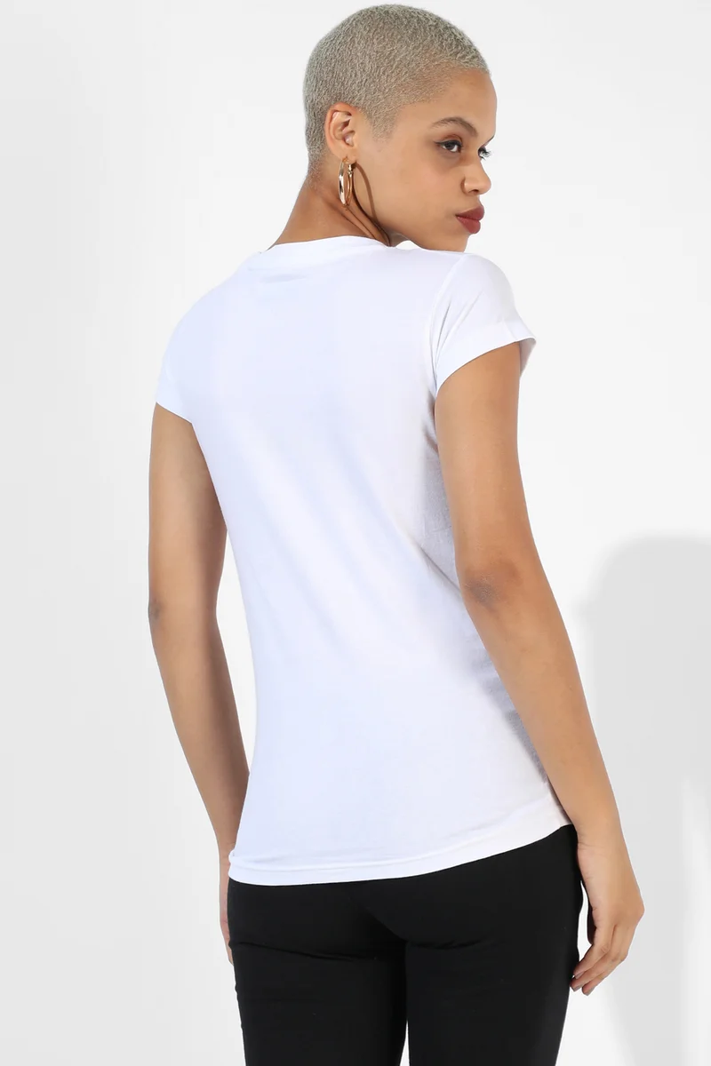 كامبوس سوترا Women's Multicolour Ruched Stripe Top