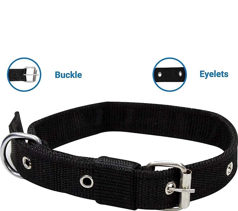 Agirav Dog Harness with No Pull Dog Body Belt|Reflective Dog Vest Oxford Fabric|Soft Padded Easy Control Dog Chest Neck Belt for Small Medium Large Dogs, Black, Pack of 1 - Image 5