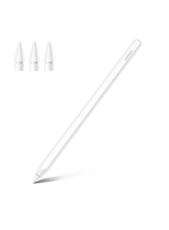 Ugreen LP653 Stylus Pen for iPad with Magnetic Wireless Charging & Copper Core Tip white - Image 1