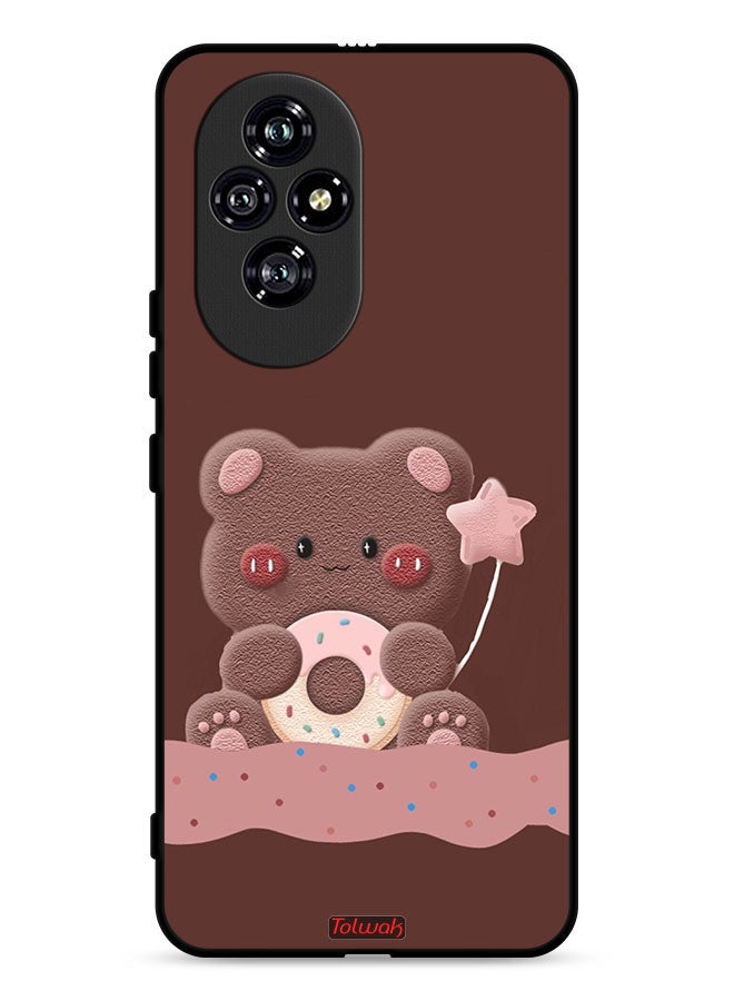 Tolwak Honor 200 5G Protective Case Cover Donut Bear - Image 1