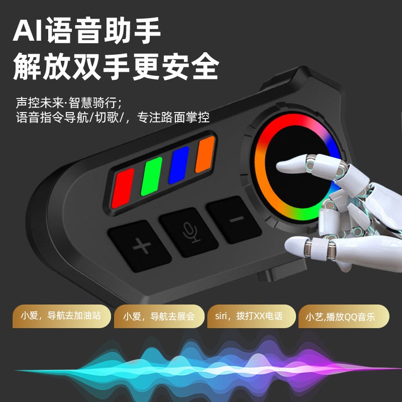 K06A Motorcycle Helmet Bluetooth Headset - Image 3
