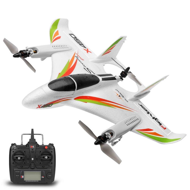GoolRC طائرة GoolRC WLtoys XK X450 RC 24GHz بالطائرة التحكم عن بعد 6 قنوات بمحرك بلا فرش عمودي الإقلاع LED طائرة شراعية ثابتة الجناح RTF للبالغين - Image 2