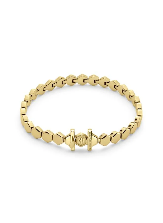 OLIVIA BURTON Ob Signature Petite Honeycomb Cuff