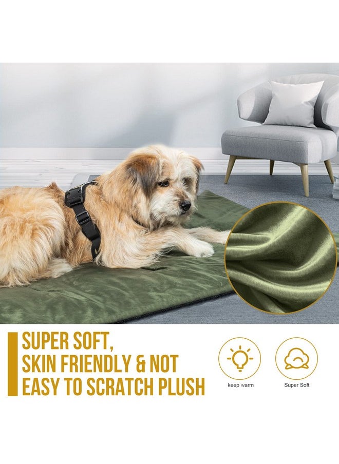 OneTigris - Travel Dog Bed  Portable Waterproof AntiSlip Dog Camping Outdoor Indoor Bed Mat Cushioned Plush Warm Puppy Mattresses - Image 1