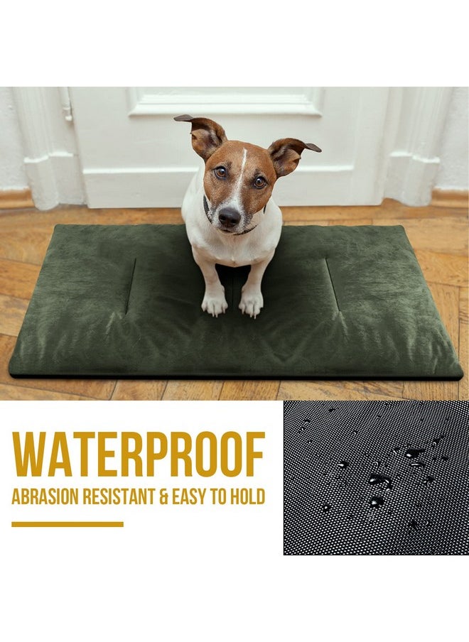 OneTigris - Travel Dog Bed  Portable Waterproof AntiSlip Dog Camping Outdoor Indoor Bed Mat Cushioned Plush Warm Puppy Mattresses - Image 1
