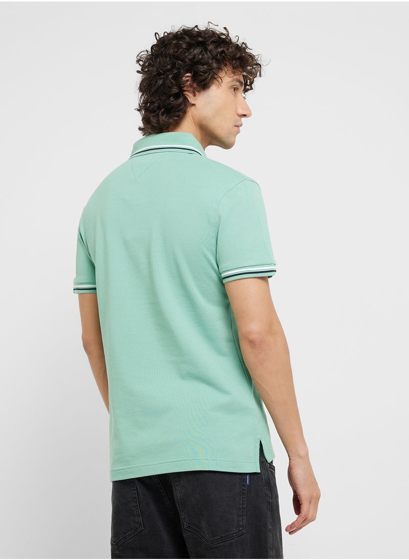 TOMMY HILFIGER Slim Tipped Polo  - Image 2