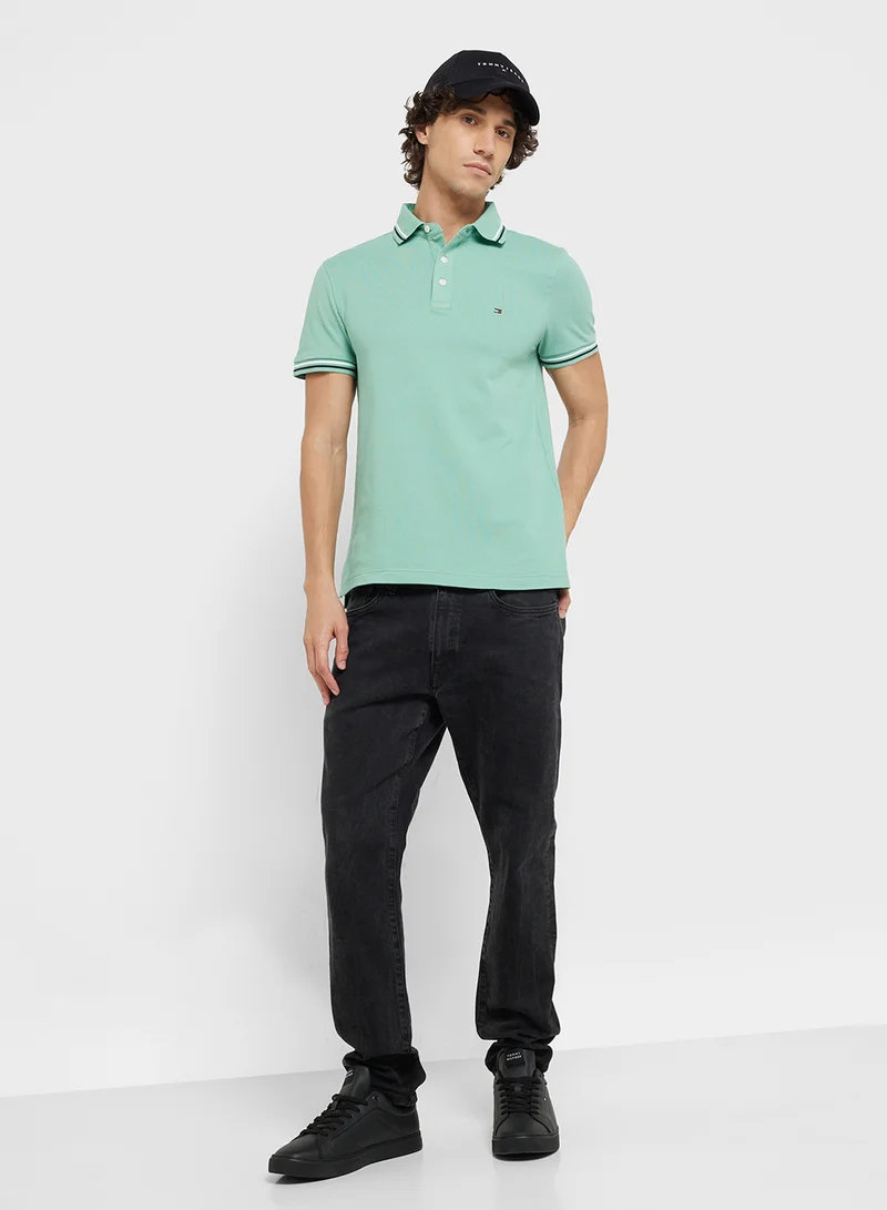 TOMMY HILFIGER Slim Tipped Polo