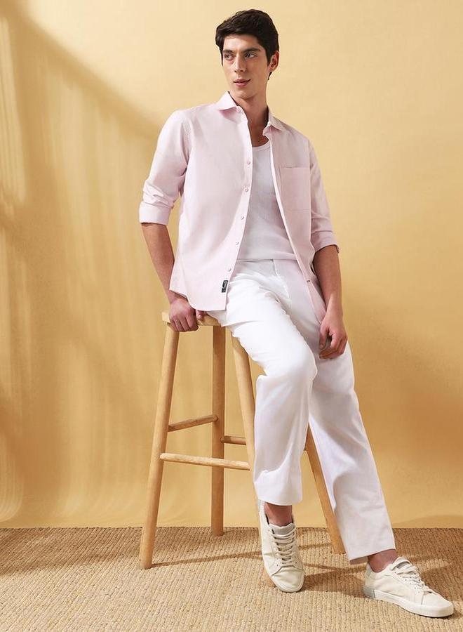 دينيس لينغو قميص قطن بياقة كلاسيكية - Image 5