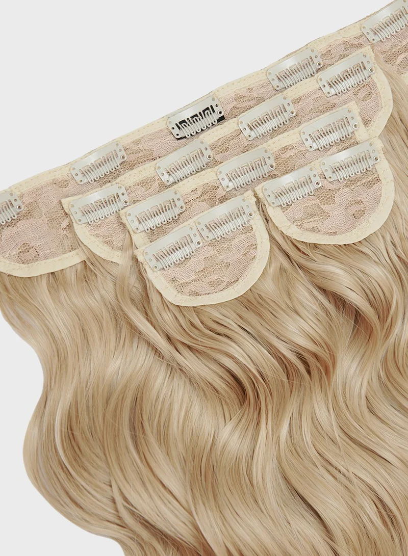 LullaBellz Midi Grande Brushed Out Wave 22" Wraparound Pony -613/16 California Blonde