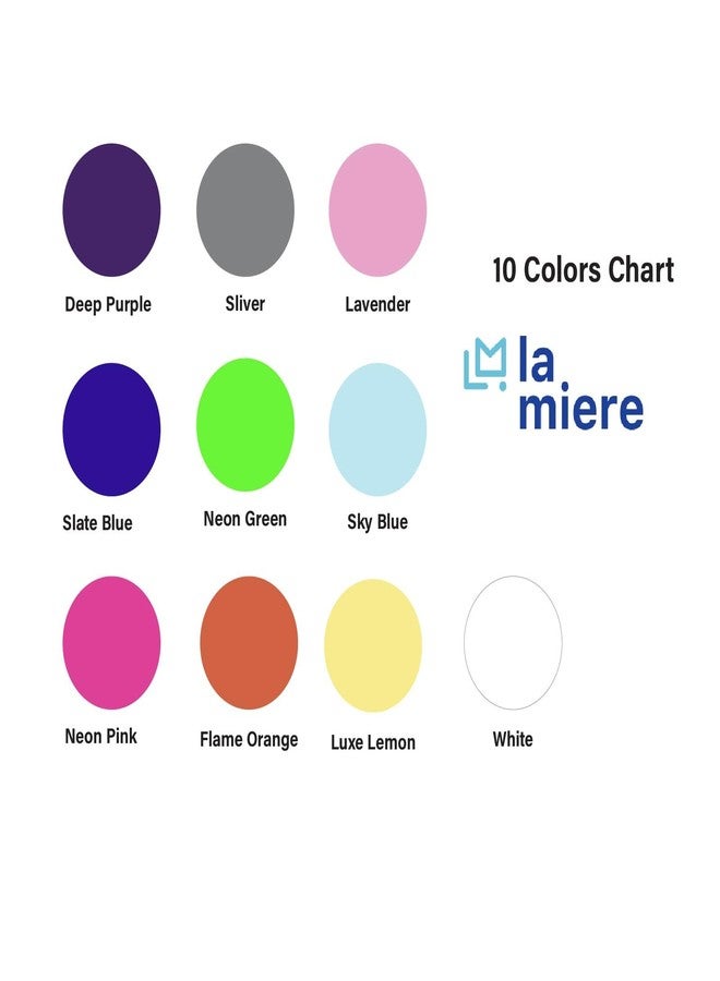LA MIERE ١٠ لفات من سلاسل تقويم الأسنان المطاطية، سلاسل تقويم الأسنان القوية، تتكون من خيوط قصيرة وطويلة مغلقة، ملفوفة في بكرات بطول ١٥ بوصة (مغلقة، ٠٫١١٣ بوصة (٢٫٥ مم)، ألوان متنوعة - Image 2