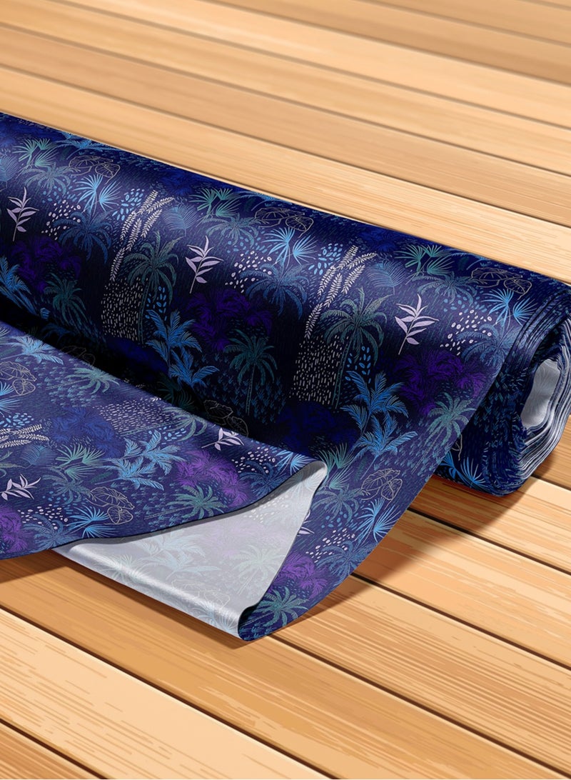 فيلاتو Ø¬Ù„Ø§Ø¨ÙŠØ© Ù…Ø®ÙˆÙŠØ± Ù…Ù† Ø³Ø¹Ù� Ø§Ù„Ù†Ø®ÙŠÙ„ Ø§Ù„Ø£Ø²Ø±Ù‚ Ø§Ù„Ø£Ø±Ø¬ÙˆØ§Ù†ÙŠ Ù…Ù† Ù‚Ù…Ø§Ø´ Ø­Ø±ÙŠØ± Ø§Ù„Ù„ÙŠÙ„ Ø¨Ø§Ù„ÙŠØ§Ø±Ø¯Ø©ØŒ Ø¹Ø±Ø¶ 58 Ø¨ÙˆØµØ© - Image 5