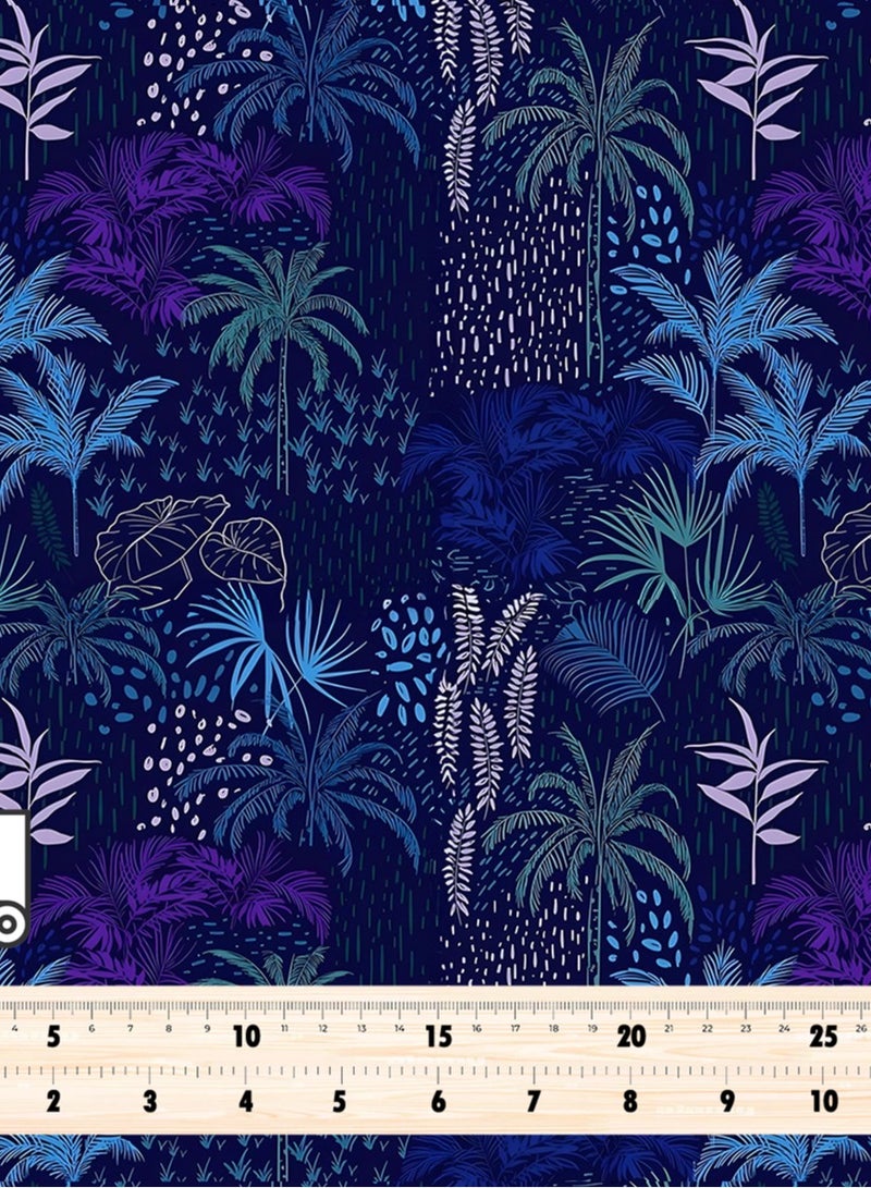 فيلاتو Ø¬Ù„Ø§Ø¨ÙŠØ© Ù…Ø®ÙˆÙŠØ± Ù…Ù† Ø³Ø¹Ù� Ø§Ù„Ù†Ø®ÙŠÙ„ Ø§Ù„Ø£Ø²Ø±Ù‚ Ø§Ù„Ø£Ø±Ø¬ÙˆØ§Ù†ÙŠ Ù…Ù† Ù‚Ù…Ø§Ø´ Ø­Ø±ÙŠØ± Ø§Ù„Ù„ÙŠÙ„ Ø¨Ø§Ù„ÙŠØ§Ø±Ø¯Ø©ØŒ Ø¹Ø±Ø¶ 58 Ø¨ÙˆØµØ© - Image 4