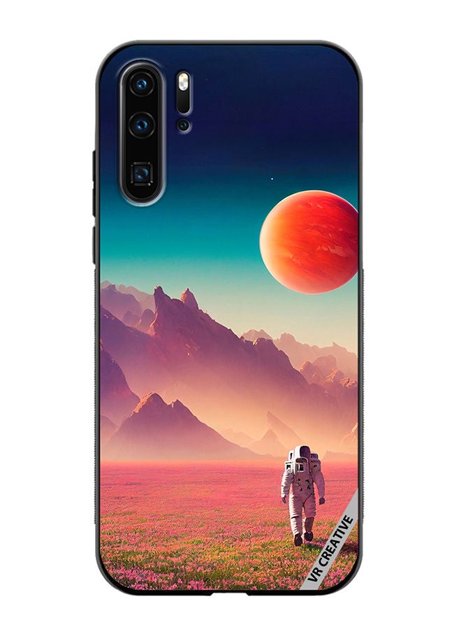 VR CREATIVE Protective Case Cover For Huawei P30 Pro An Astronaut In A Spacesuit Walks Around An Alien Planet And Explores Its Surface Design Multicolour - Image 1