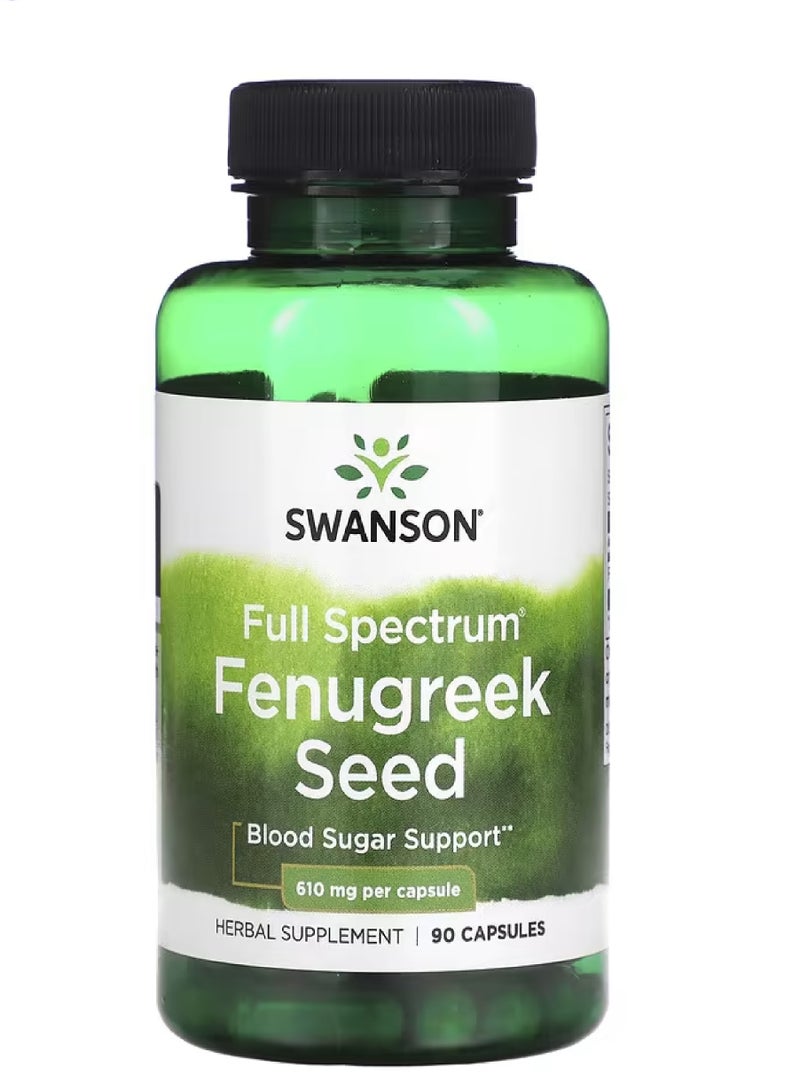 SWANSON بذور الحلبة من سوانسون 90 كبسولة