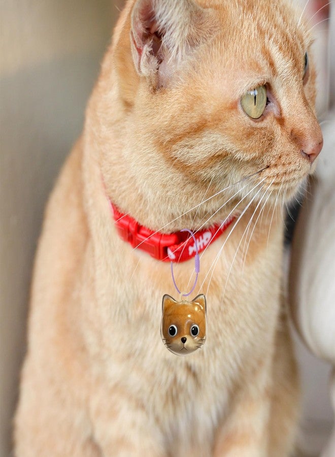SAMIQU 2 Pack Cat Hair Keychain Storage Bottle-Transparent Cat Fur Memory Charm, Pet Keepsake for Cats Lovers - Image 3
